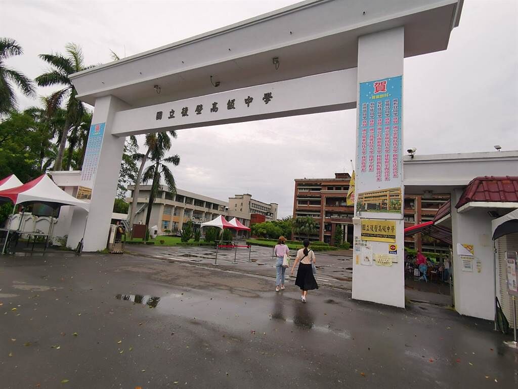 大學指考台南二考區今年改設於後壁高中。(劉秀芬攝)