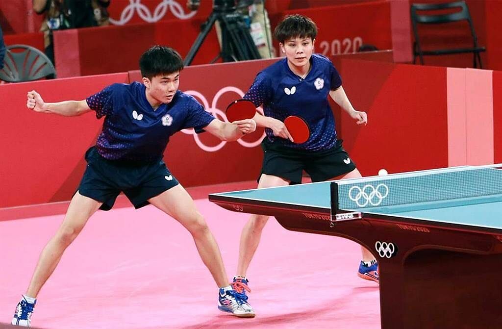 奧運桌球選手林昀儒、鄭怡靜奪下東奧混雙銅牌。（圖／體育署提供）
