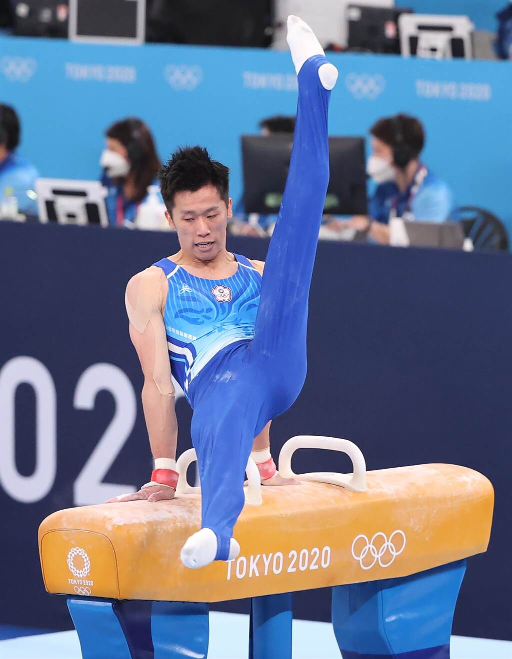 東奧》李智凱完美落地奪銀 家人：是台灣的榮耀 體操界的榮耀！（季志翔攝）