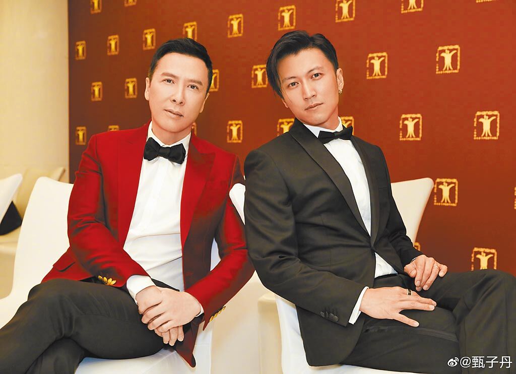 甄子丹（左）、謝霆鋒主演《怒火》在大陸票房開紅盤。（摘自微博）