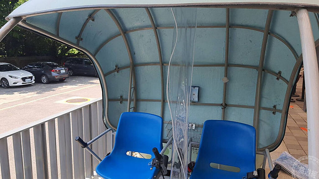 深澳鐵道自行車也將從8月3日起開放，座位中間，都加裝隔板(圖片：新北市政府觀光旅遊局提供)
