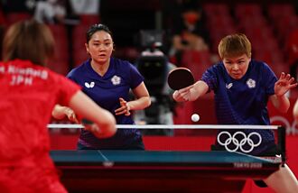 東奧》桌球女團8強戰 中華隊首點女雙不敵日本