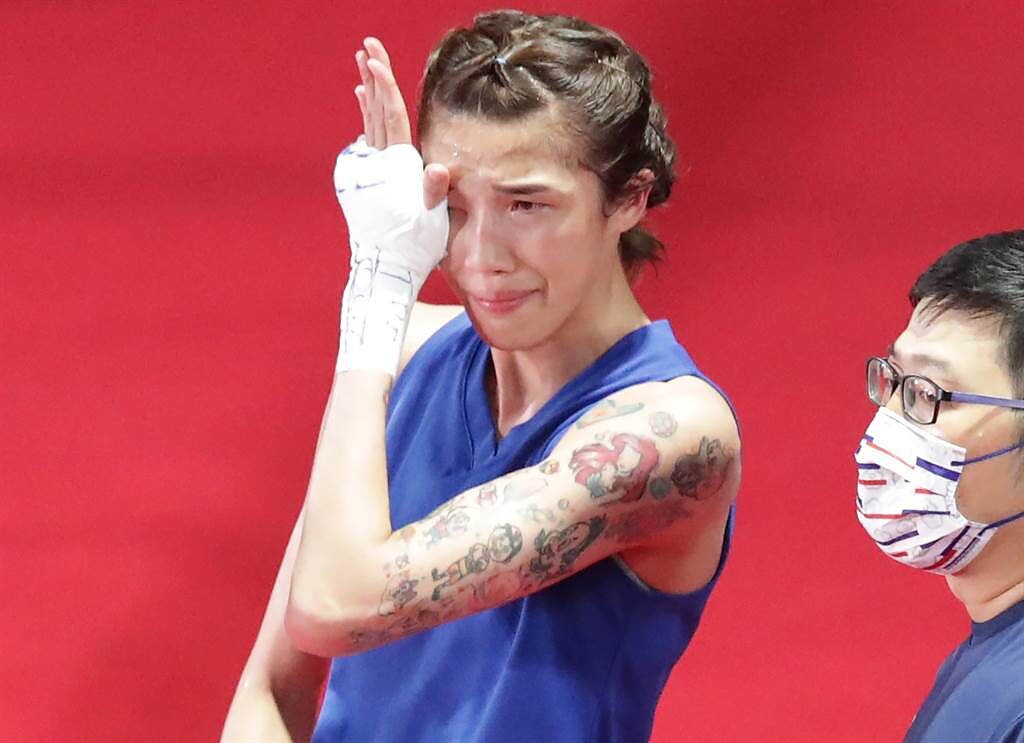 黃筱雯在東京奧運拳擊女子51公斤級4強賽落敗，未能晉級金牌戰。（季志翔攝）