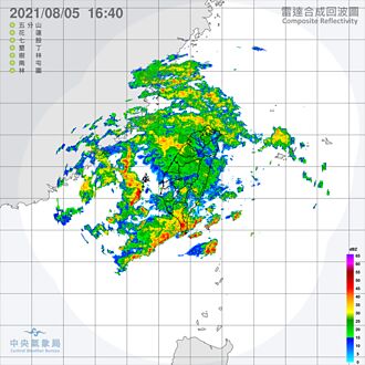 颱風外圍環流雨炸南台灣 7縣市豪大雨特報