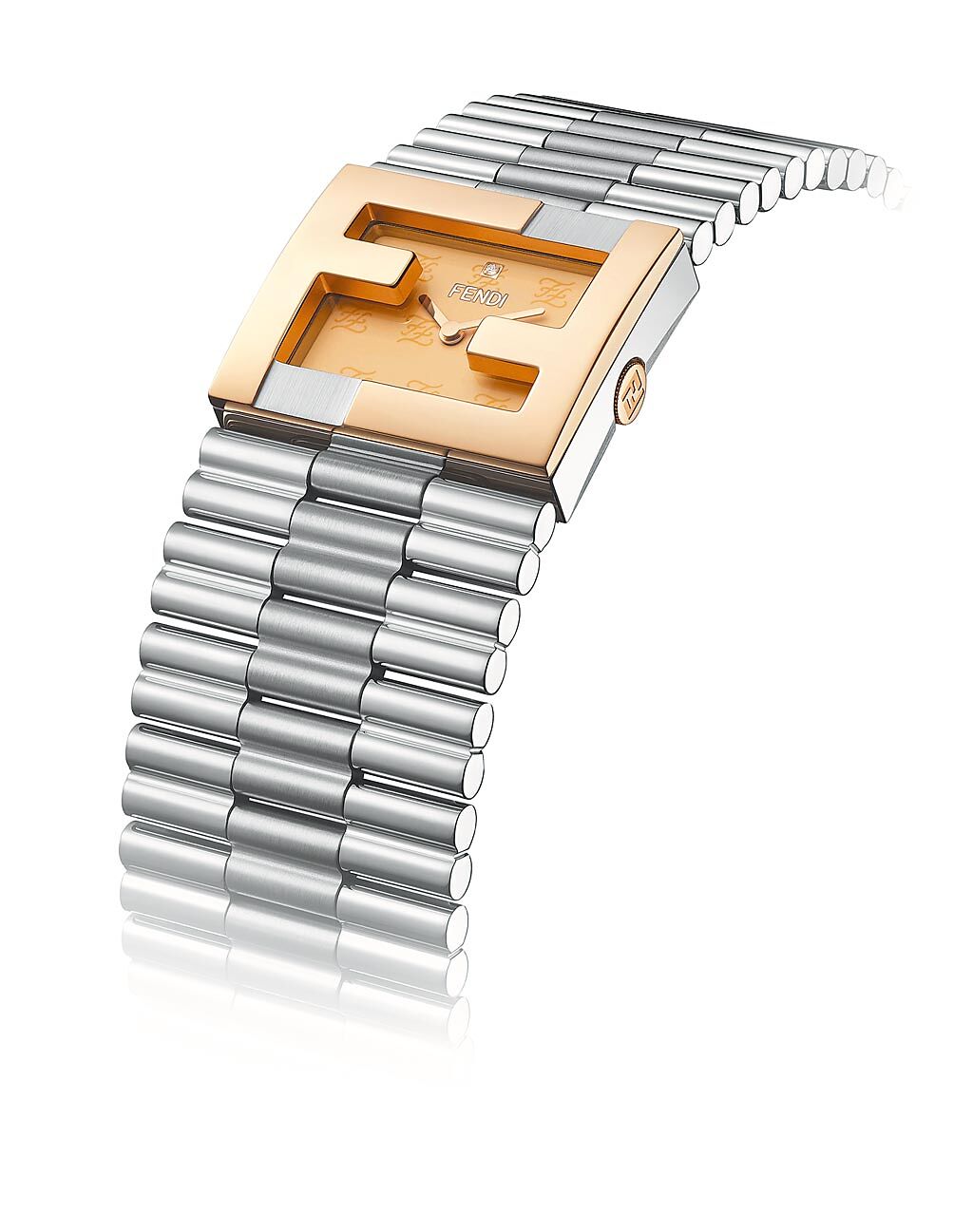 Fendi Timepieces系列Fendimania，4萬800元 。（Fendi提供）