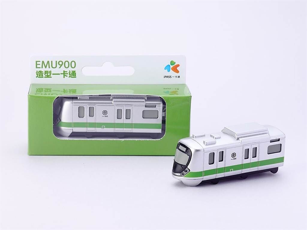 台鐵與一卡通公司首度合作打造「立體火車感應票卡」。（台鐵提供／陳祐誠傳真）