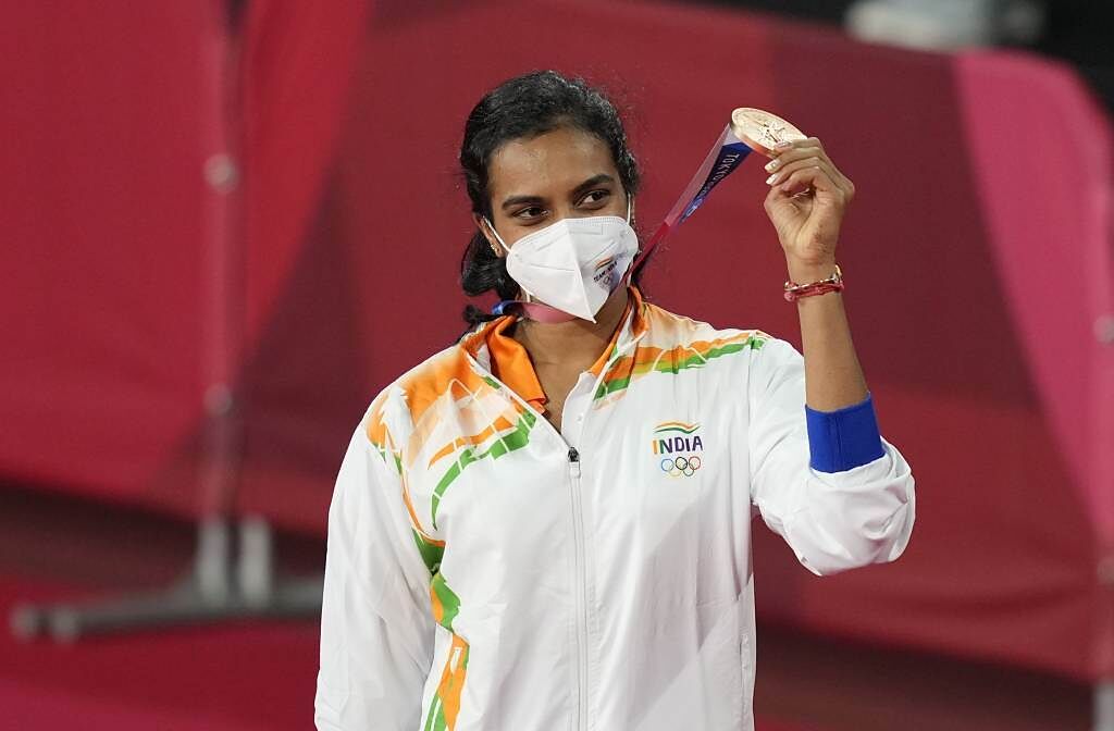 印度羽球女將辛度在奧運累積1銀1銅，被視為該國最偉大的運動員之一。（美聯社資料照）