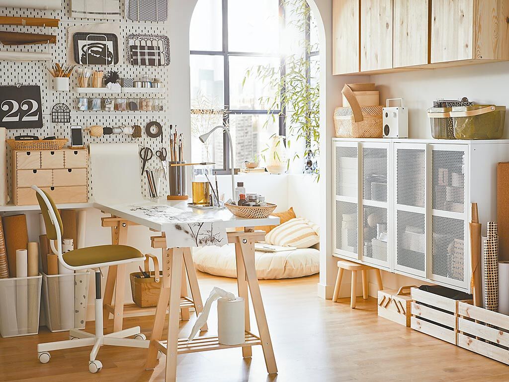 居家整理得清潔舒適，讓在家時光變得更輕鬆。（IKEA提供）