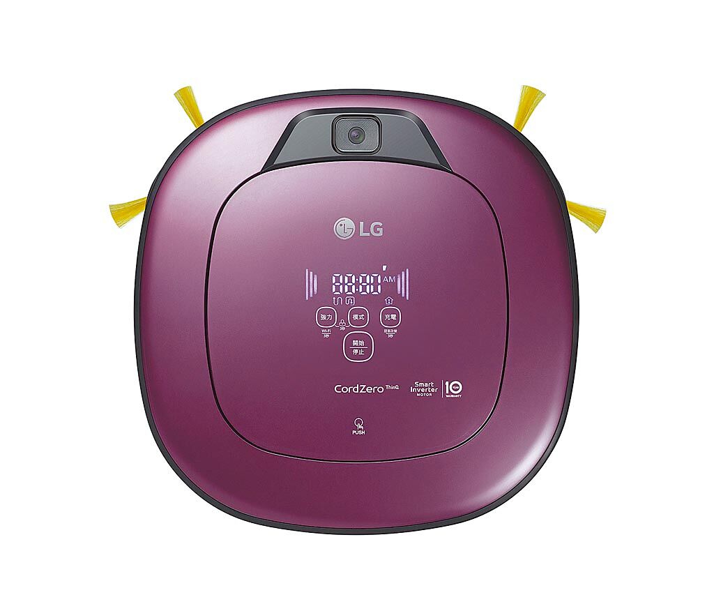 LG CordZero Wi-Fi溼拖清潔機器人VR6690T，定價2萬4900元，現享促銷價1萬7900元。（LG提供）