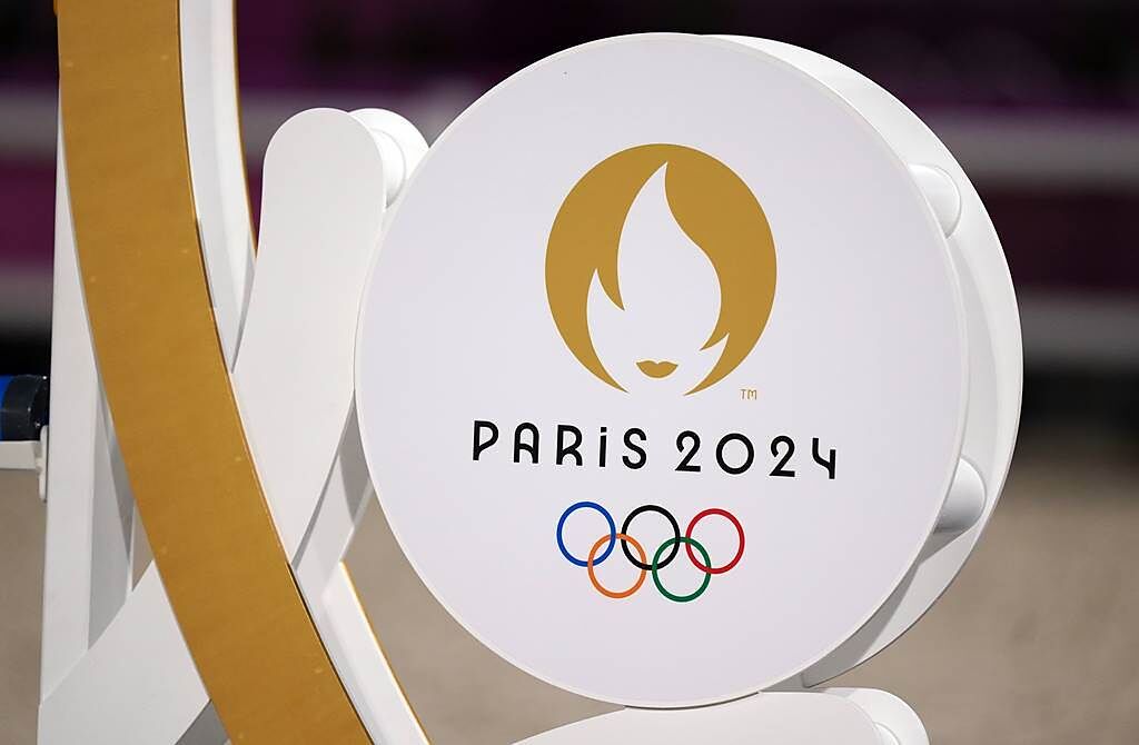 2024巴黎奧運Logo。(圖／達志影像)