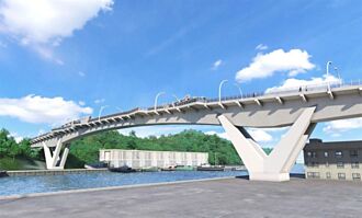 南方澳跨港大橋重建 橋梁造型採用鯖魚意象