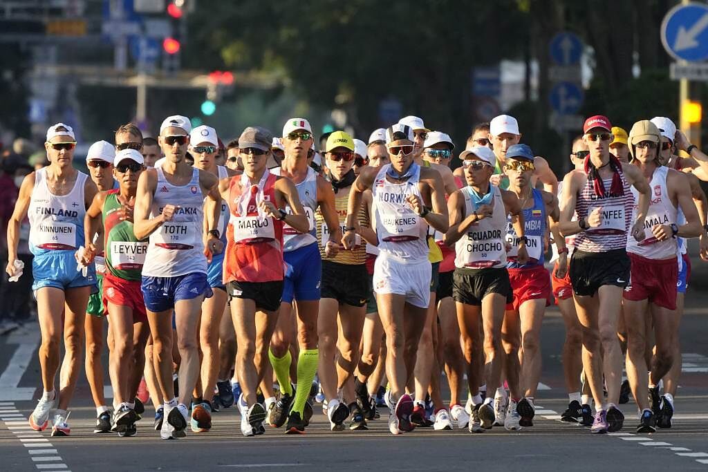 男子50公里競走流傳數十年，是奧運最嚴酷且意外存活至今的競技。（美聯社資料照）