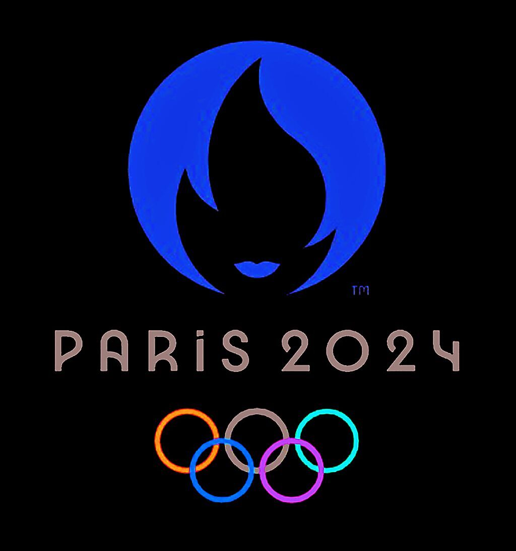 2024巴黎奧運LOGO設計特地向女性運動員致敬。（巴黎奧運官網翻攝）