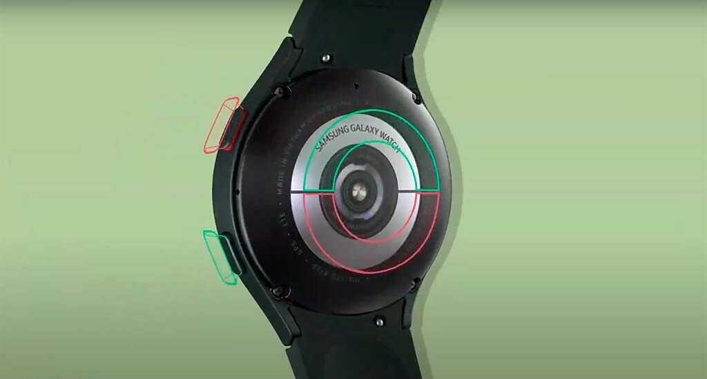 三星全新的Galaxy Watch4 Classic及Galaxy Watch4智慧手表，帶來了全新的3-in-1感應器 Samsung BioActive Sensor，提供光學心率感應器PPG、ECG心電圖，以及全新的BIA生物電阻感應器。（翻攝直播畫面）