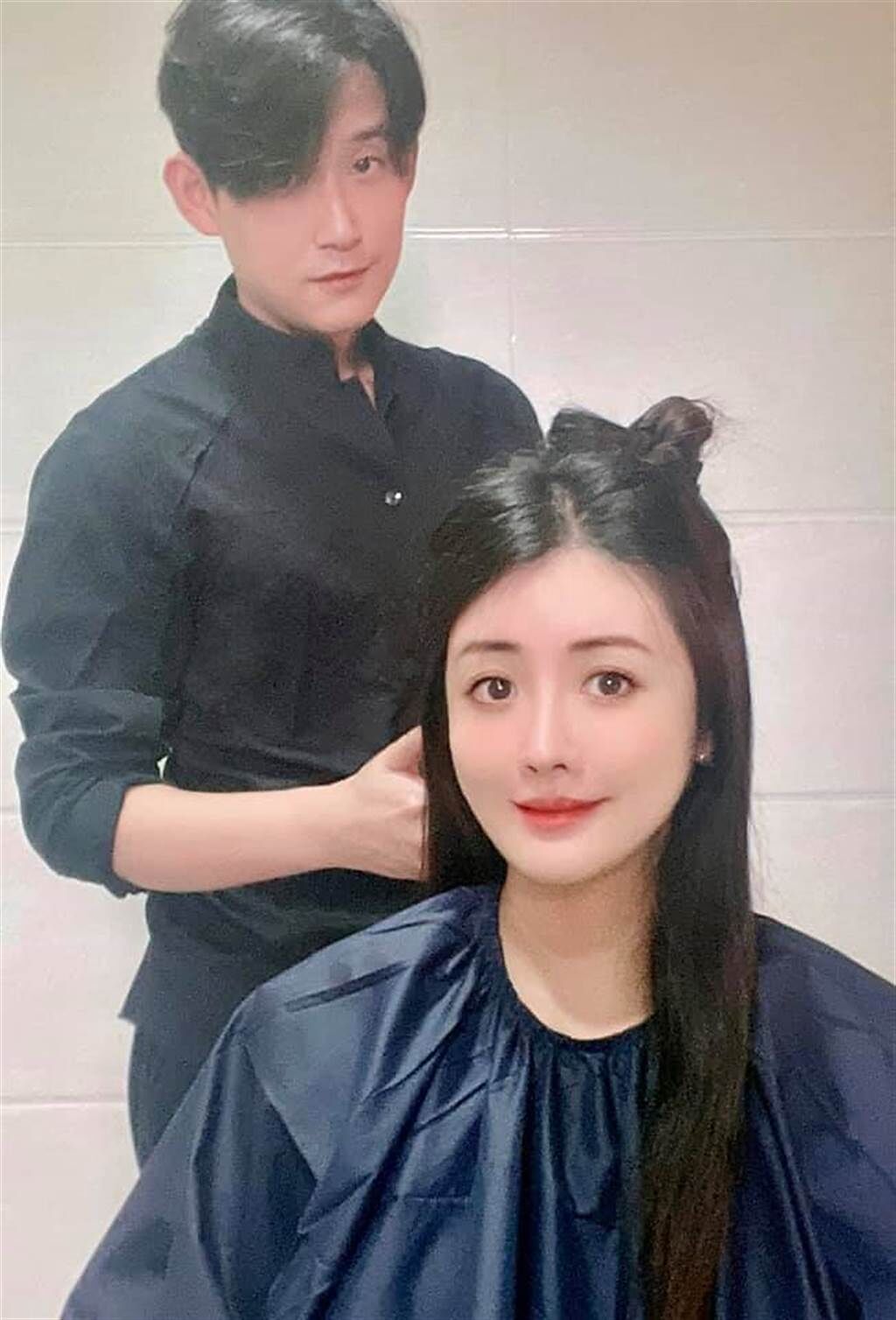 其實陳乃榮才是當天的美髮師。（圖／FB@賴琳恩）
