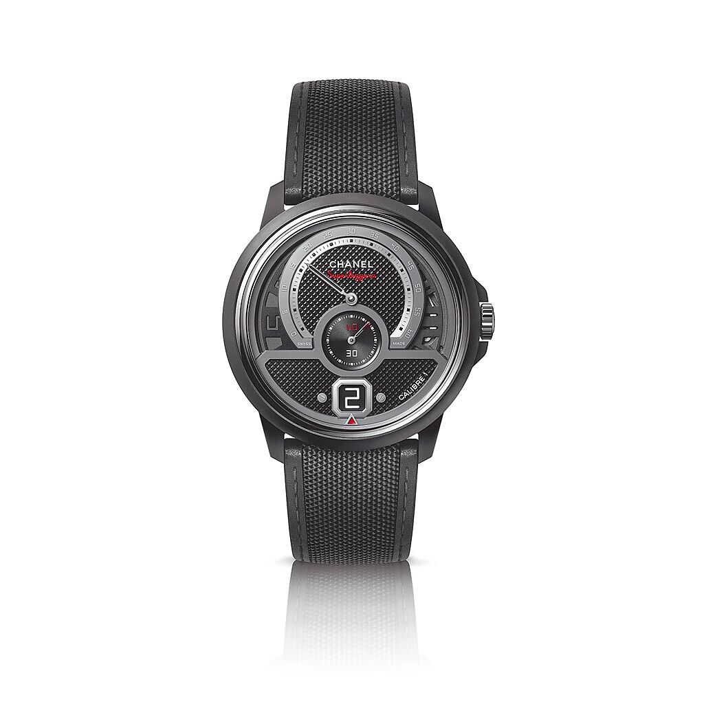 香奈兒新款Monsieur Superleggera腕表，121萬5000元。（CHANEL提供）