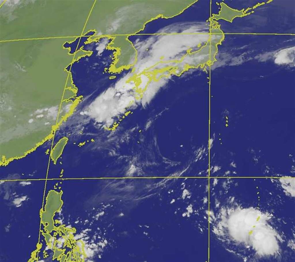 熱帶低壓路徑向西，周五左右會抵達菲律賓東方海域，走偏西路徑，菲律賓到台灣都還在射程範圍內，但強度不見得是颱風等級。(翻攝自氣象局)