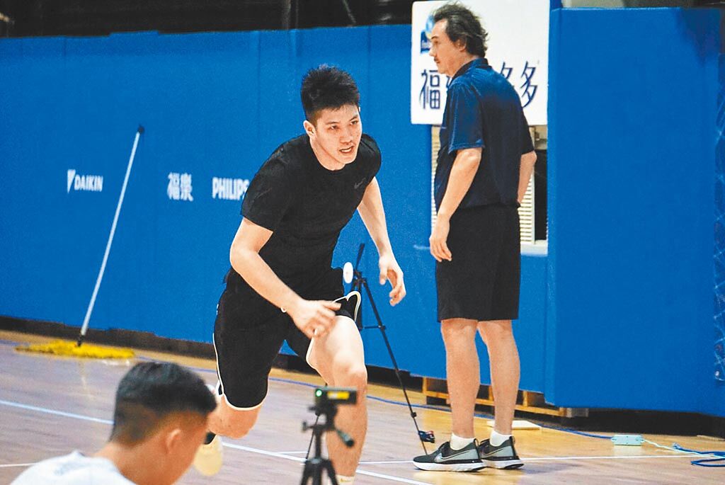 上季效力大陸CBA天津隊的旅美小將林庭謙，是2021年亞洲盃男籃資格賽第2輪代表選手之一。（資料照／黃及人攝）