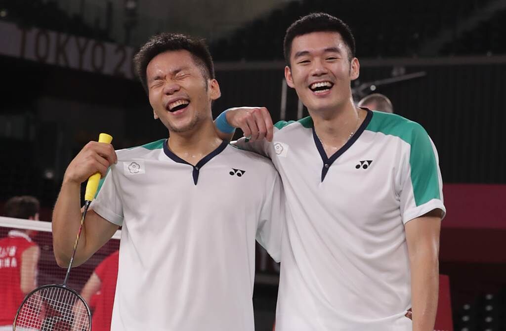 王齊麟和李洋在東奧奪羽球男雙金牌，人氣暴漲。(圖／本報系資料照)