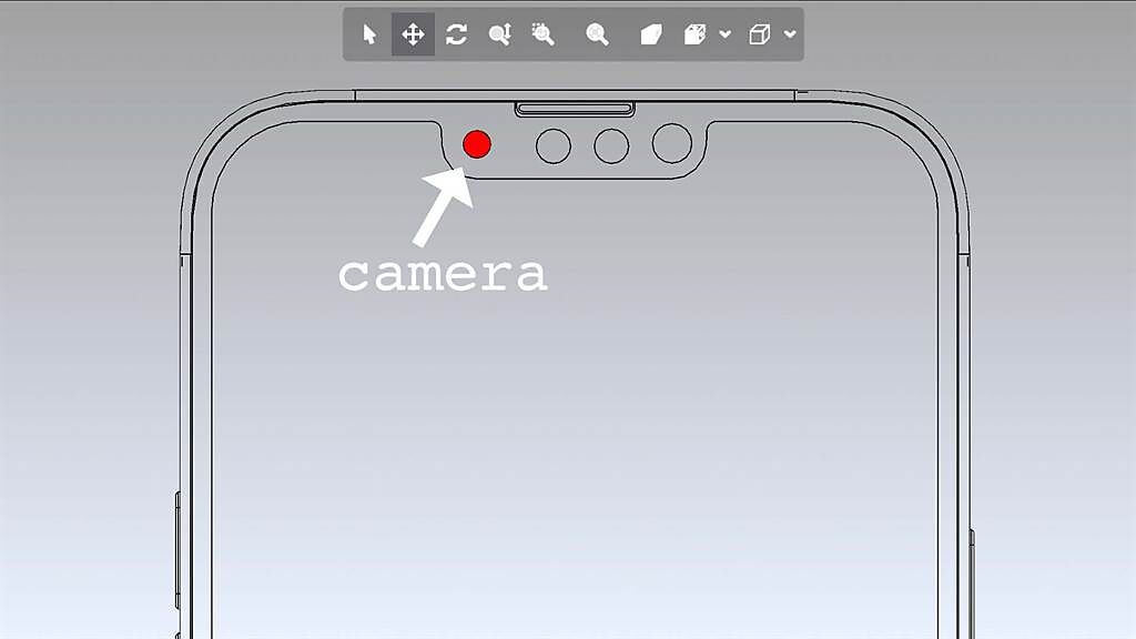爆料者Joe Prosser指出，升級的Face ID模組前置鏡頭在左側，與大量的iPhone 13外傳CAD設計圖相符，因此判斷有機會用於iPhone 13系列中。不過當然不能排除可能延後推出的可能性。（摘自FrontPageTech）