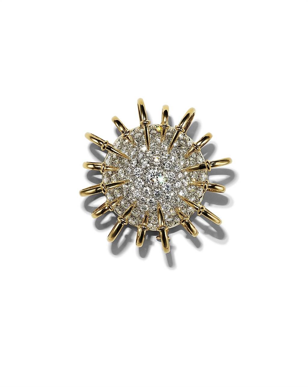 Tiffany Schlumberger Apollo鑽石胸針，145萬元。（Tiffany & CO.提供）