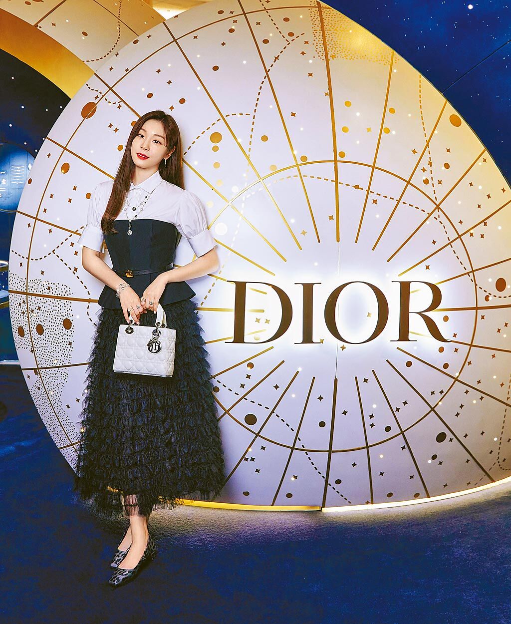 金妍兒出席活動Lady Dior不離身，足見此包的魅力，價格店洽。（Dior提供）