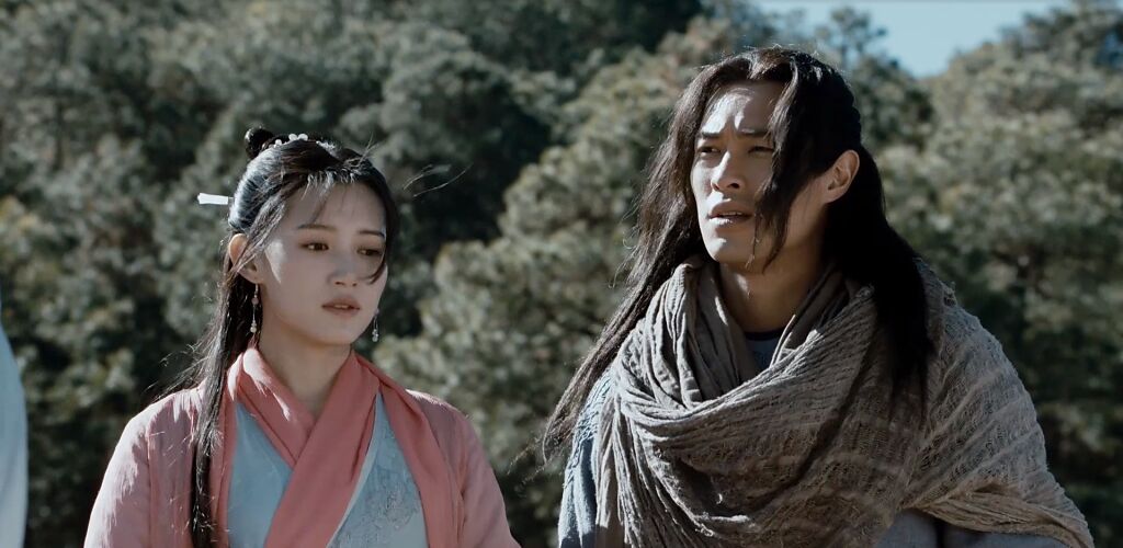 楊祐寧與蘇青在《天龍八部》的「喬朱CP」相當虐心。（myVideo提供）