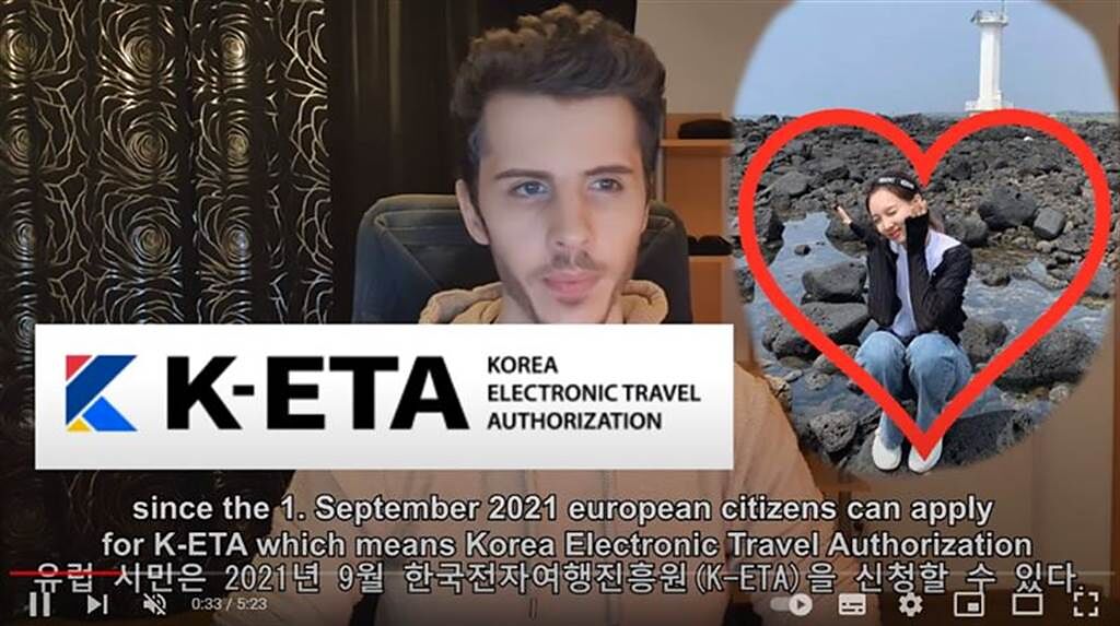 Josh在影片中放話要去南韓找娜璉。（圖／翻攝自Josh1994 YouTube）