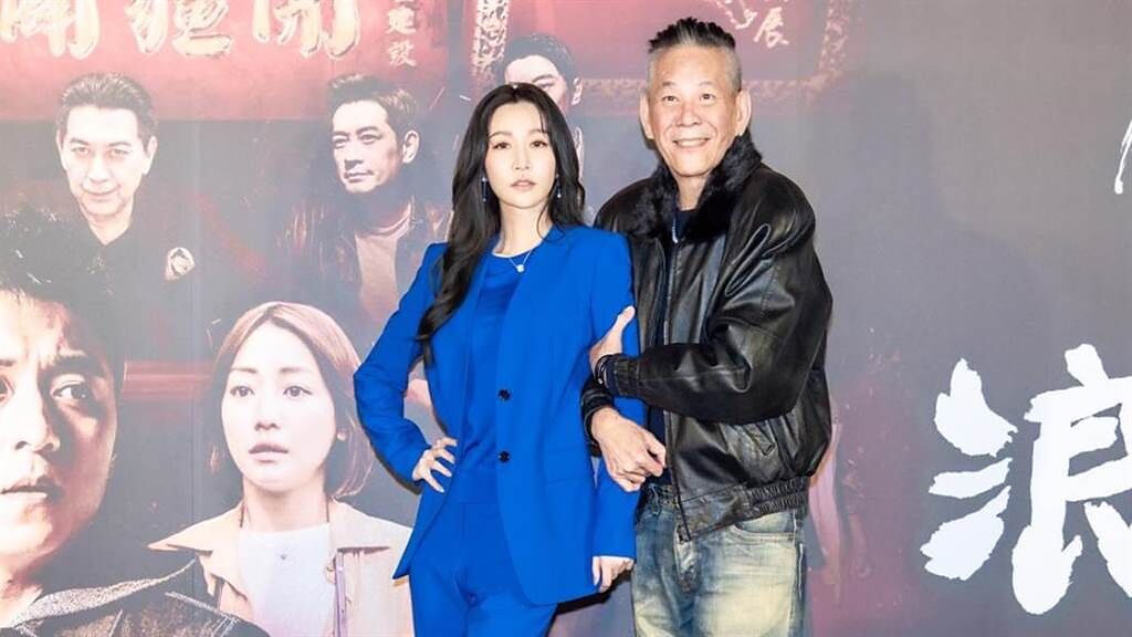 龍劭華和曾莞婷在《角頭－浪流連》飾演父女檔。（摘自臉書）