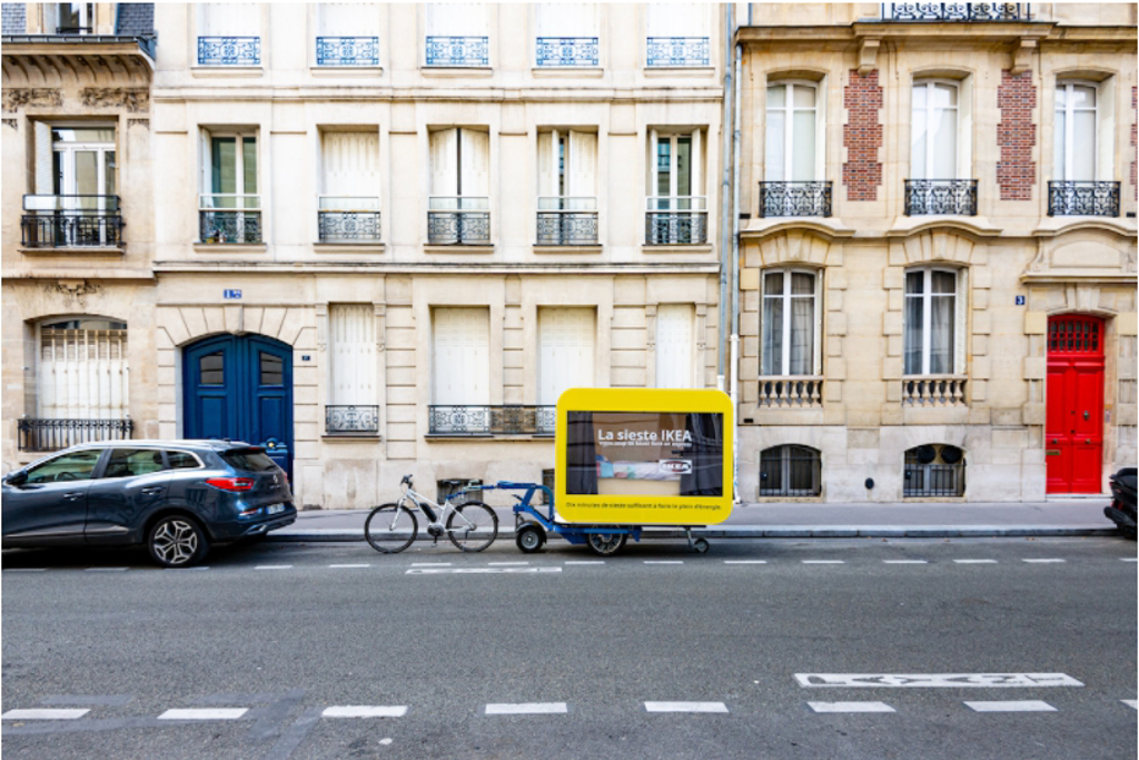 IKEA 在巴黎推出「移動式睡眠艙」讓大家睡午覺，老司機歪樓：現實版魔鏡號？（圖片／JKF提供）