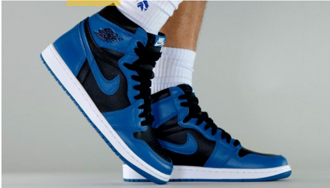 經典配色靈魂重新詮釋！Air Jordan 1 最新配色「Dark Marina Blue」實鞋上腳圖輯曝光，360度零死角藍黑配收嗎？