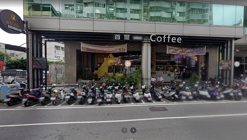 周子瑜媽媽所經營的首璽咖啡廳在房仲網站上標示出售。（圖／google map）