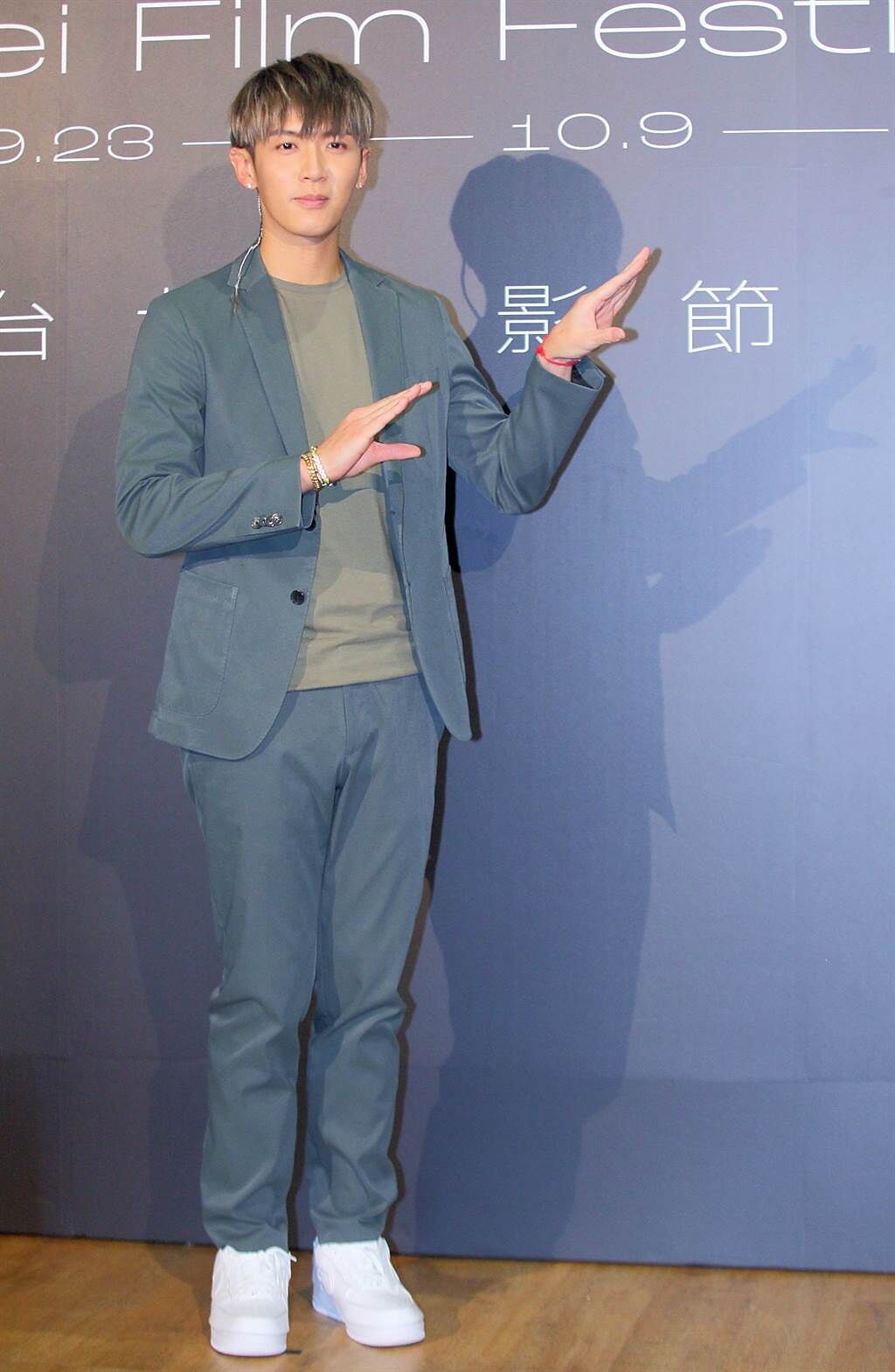 柯震東出席台北電影節神秘場《鱷魚》世界首映。(張鎧乙攝)