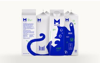這樣的「奶」真香啊...俄羅斯乳製品牌 Milgrad「可愛就是正義」超萌新包裝