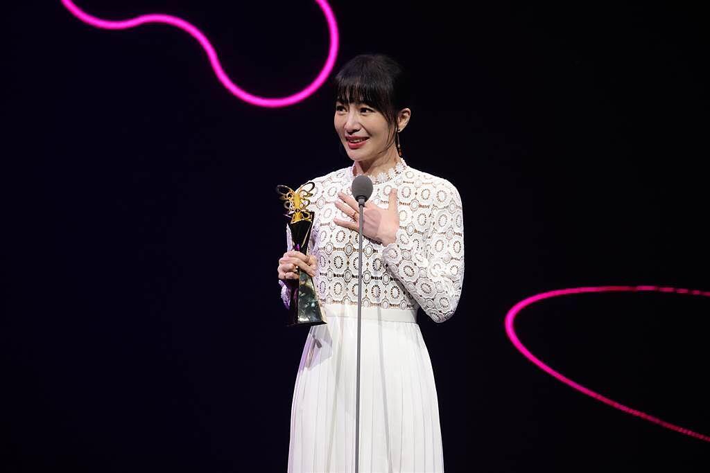 陽靚以《愛．殺》獲第23屆台北電影獎最佳女主角。（台北電影節提供）