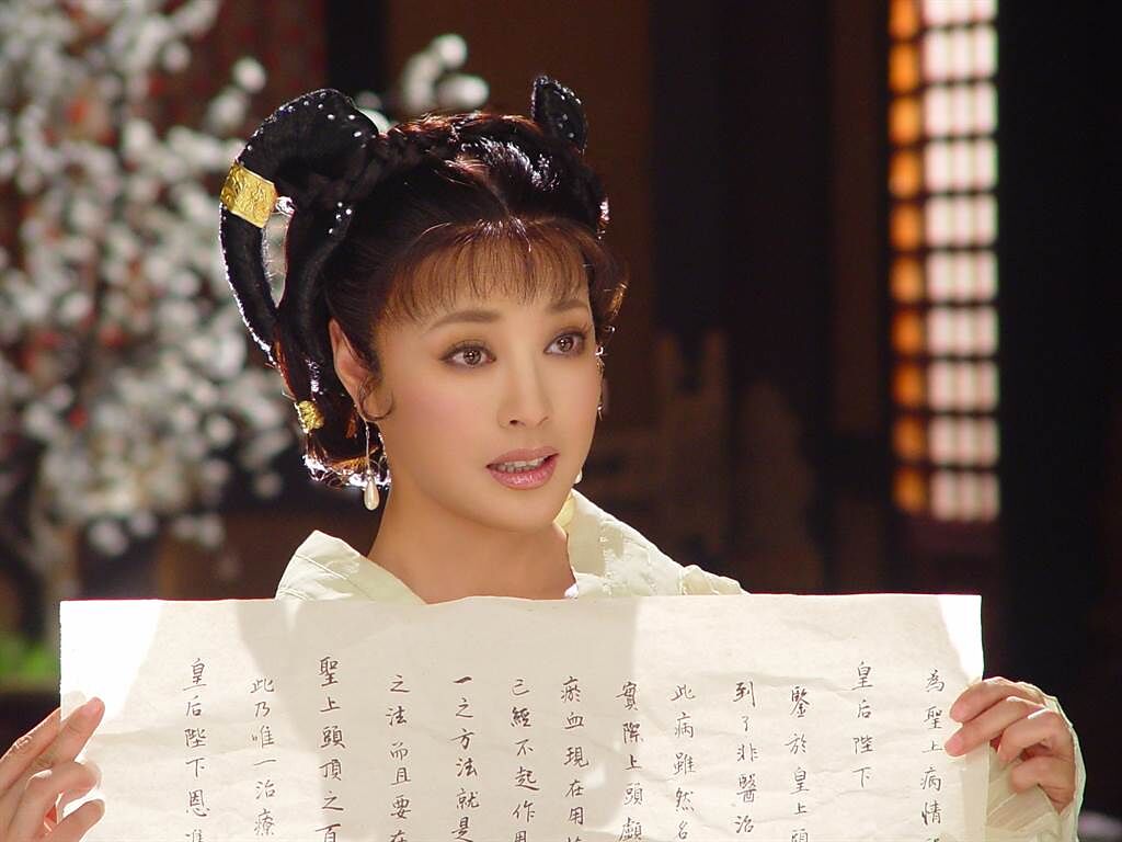 劉曉慶在《武則天》裡從16歲的少女，一路演到62歲的奶奶。（圖／中時資料照）