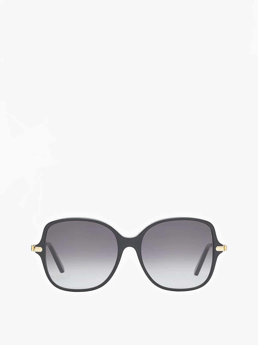 Salvatore Ferragamo黑色方框太陽眼鏡，1萬3800元。（Salvatore Ferragamo提供）
