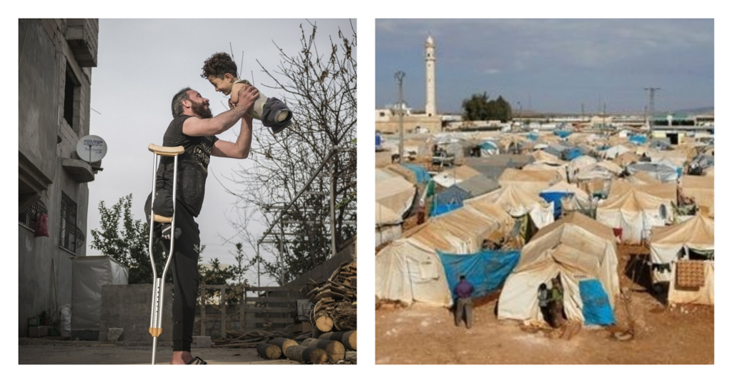身處難民營卻無法放棄希望，只因為是父子（圖 / Siena Awaards FB、The Jerusalem Post）
