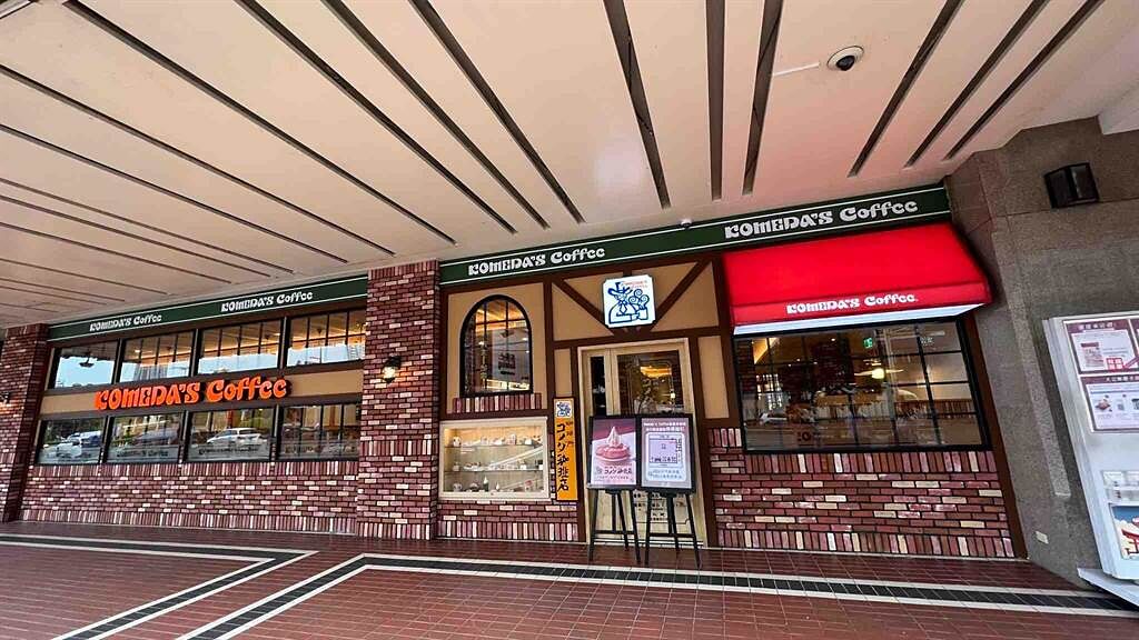 日本「全國制霸」的名古屋老牌咖啡客美多咖啡Komeda’s Coffee，27日將在高雄大立百貨B館試營運。（柯宗緯攝）