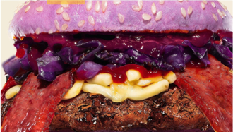 seafood重出江湖開餐飲？漢堡王Burger King 限時「Purple Seoul」菜單，重現海綿寶寶美麗蟹堡