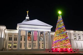 每年吸引6萬人朝聖 奇美博物館耶誕樹今亮相