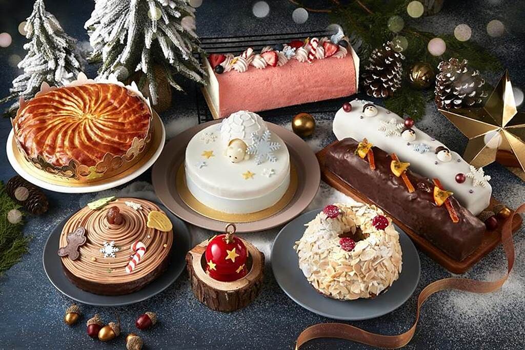 （台北喜來登飯店迎接耶誕節，The Deli將自12/1日起推出多款耶誕限定甜點。圖／台北喜來登大飯店提供）