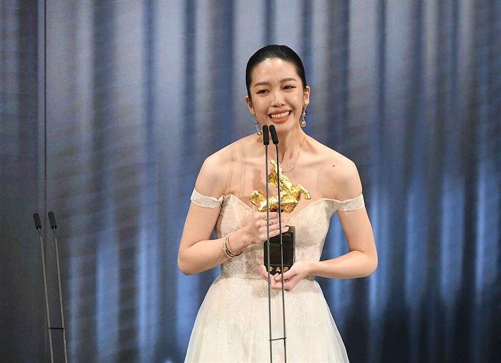 王渝萱獲得金馬獎女配角獎。（金馬執委會提供）