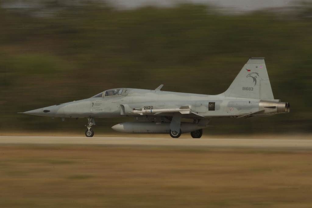 泰國空軍一架F-5戰機意外失事。圖為泰國空軍同型機，並非當事機。（圖／DVIDS）