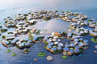 人類文明海上進發！世界首座漂浮城市「OCEANIX」2025登陸韓國釜山