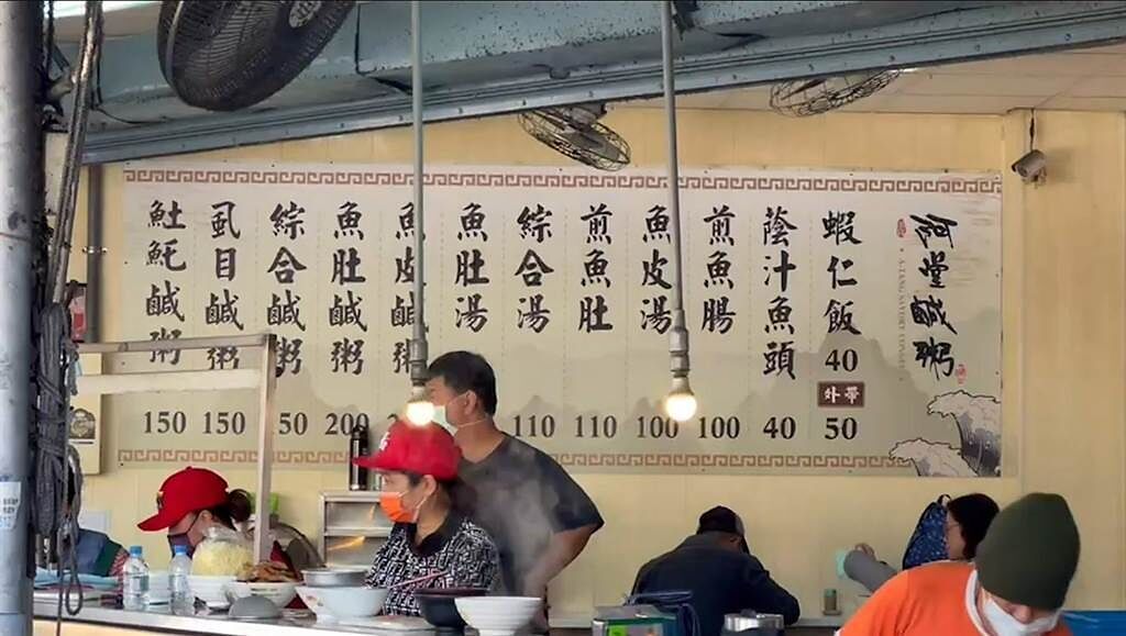 台南阿堂鹹粥調漲價格，最貴一碗200元掀起網友熱議。（讀者提供）
