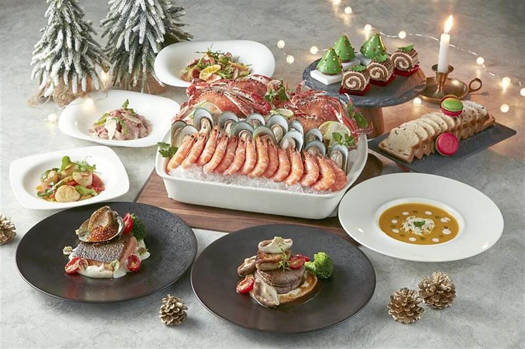寒舍艾麗酒店「幻采冬令」系列活動起跑，LA FARFALLA義式餐廳推出聖誕節饗宴。圖／寒舍艾麗酒店提供