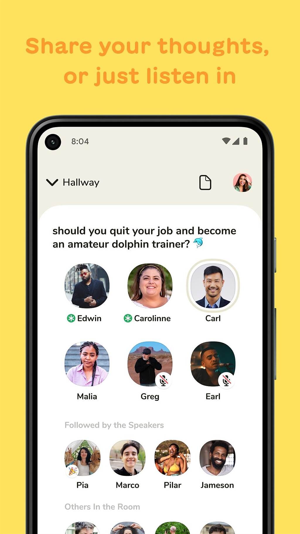 《Clubhouse》為Google Play的2021年度最具娛樂性應用程式，用戶可透過語音去參與有興趣的話題討論，讓其成為了新世代的熱門社交APP。（翻攝Google Play Store）
