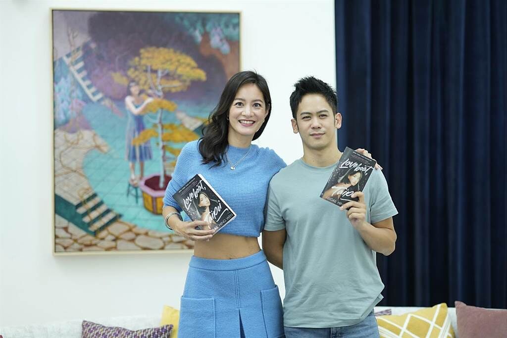 Janet（左）和李淳參演好萊塢與台灣合拍電影《台北愛之船》。（影一提供）