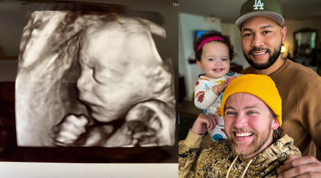 2020年懷孕生子後，如今班尼特一家過著兩個爸爸一個兒子的快樂生活。（圖／翻攝自班尼特IG @bennettonpurpose）